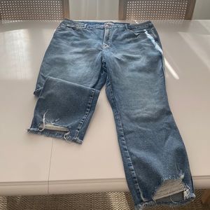 Good American Good Curve Straight Leg Jeans, Size 20